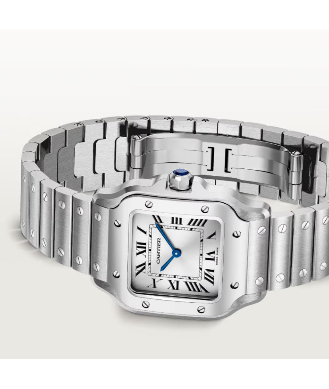 CARTIER Серебряные металлические часы, фото 2