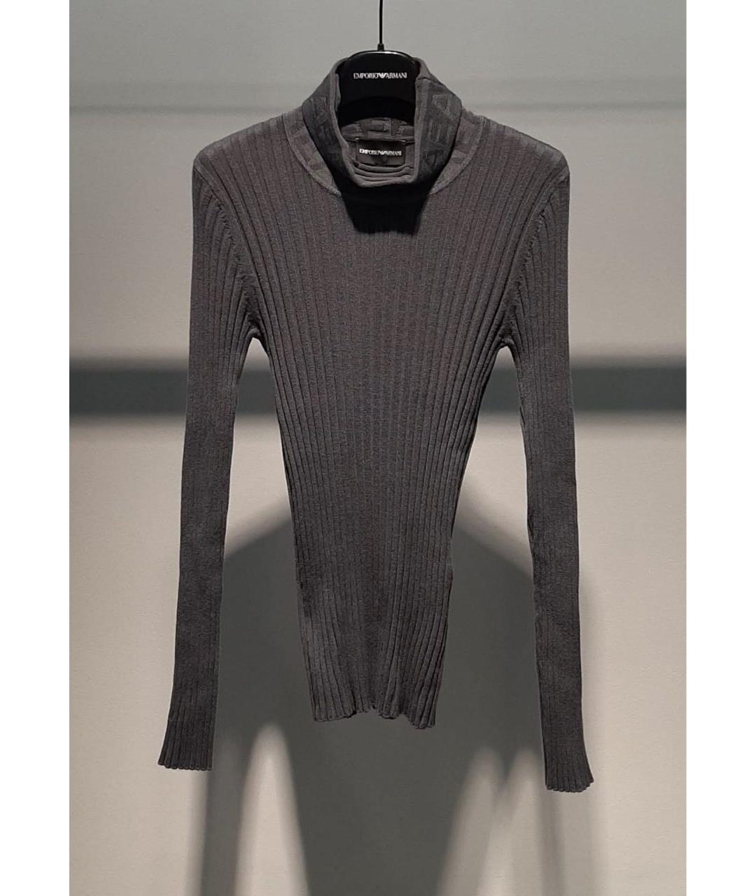 EMPORIO ARMANI Серая водолазка, фото 3