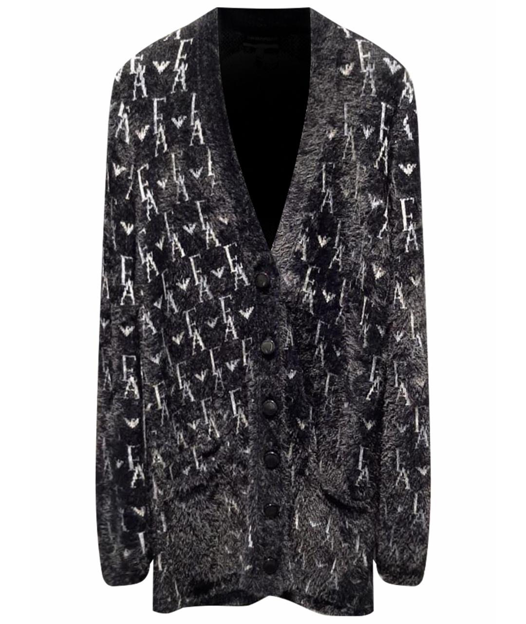 EMPORIO ARMANI Черный кардиган, фото 5