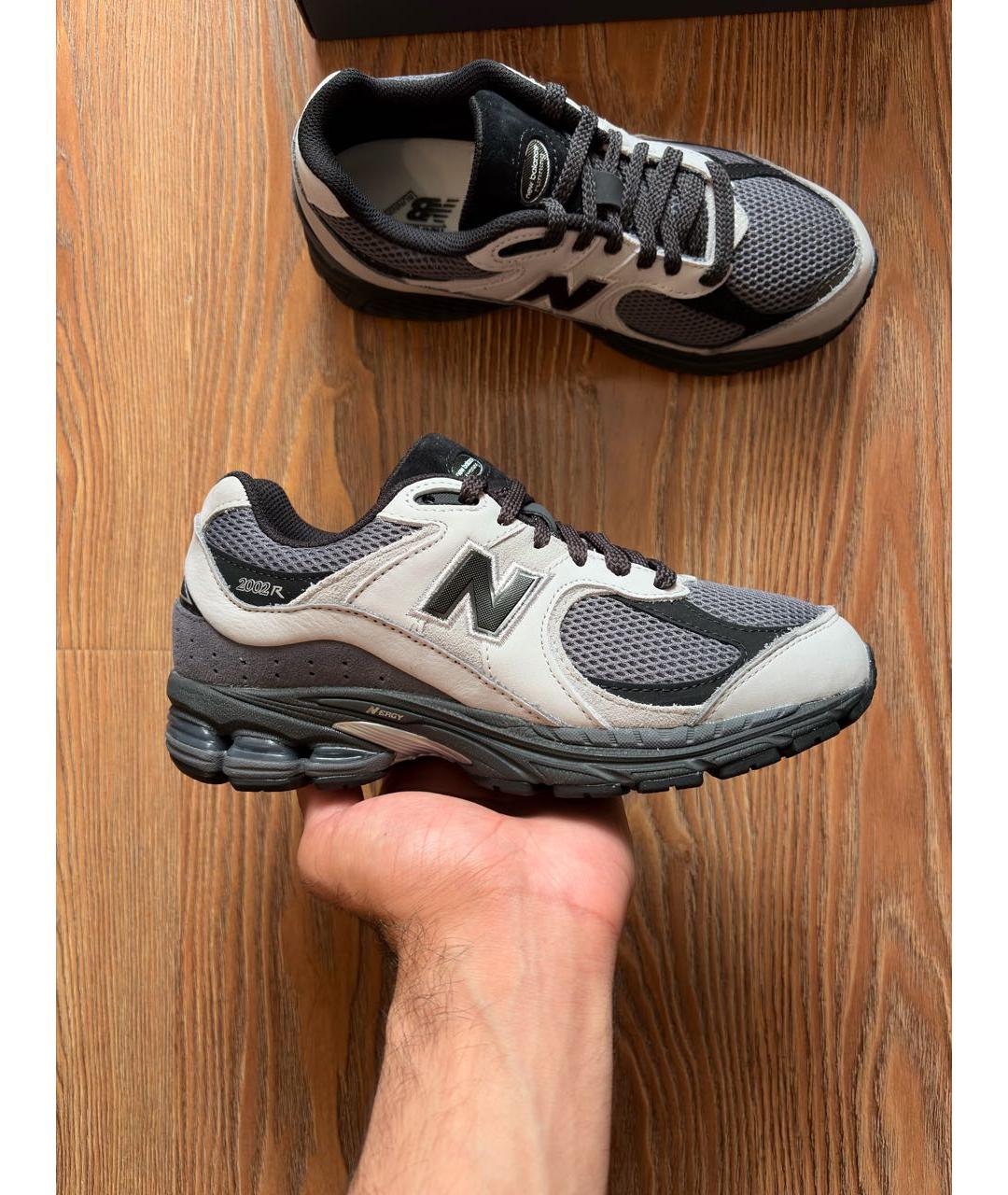 NEW BALANCE Серые текстильные кроссовки, фото 5