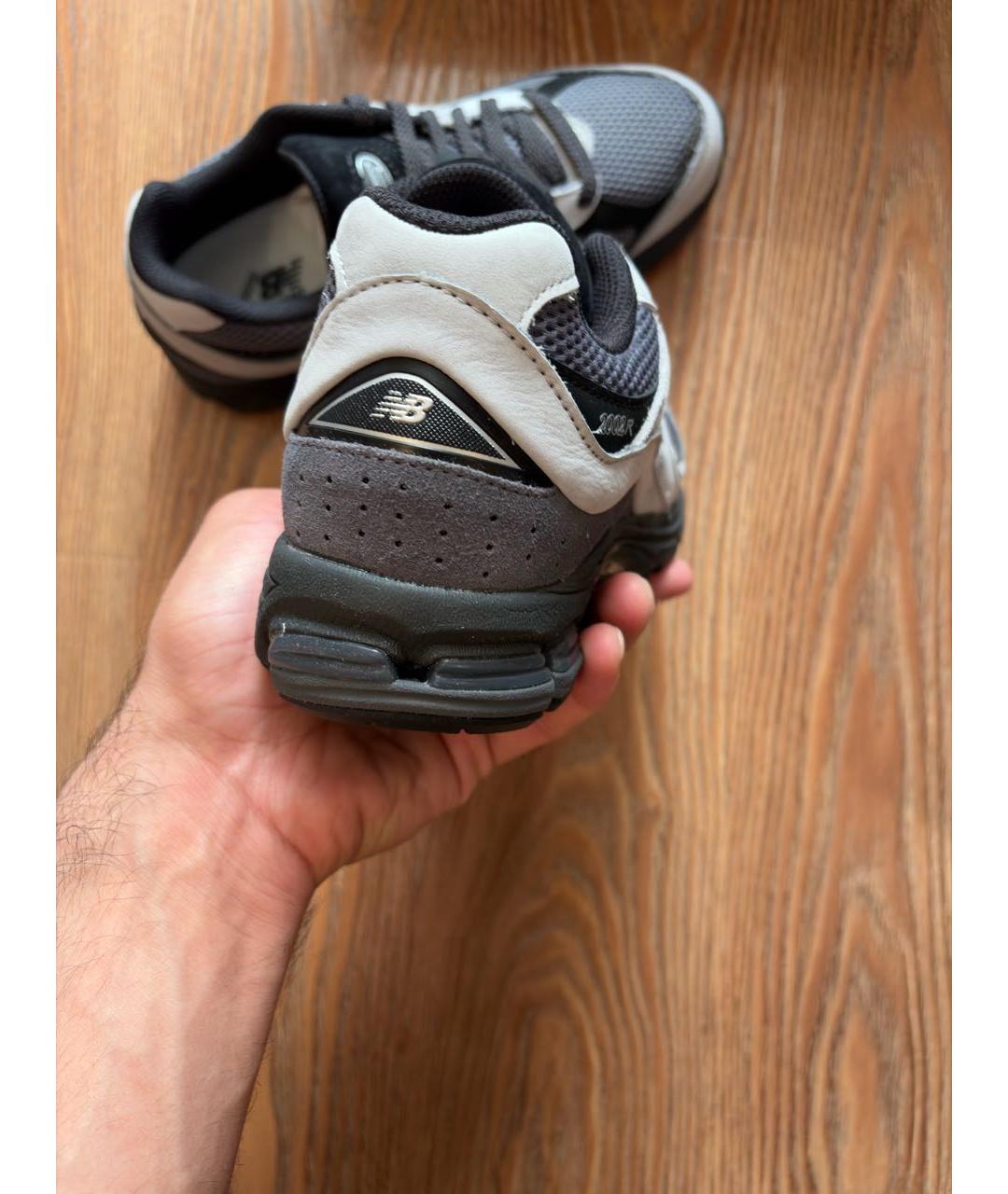 NEW BALANCE Серые текстильные кроссовки, фото 4