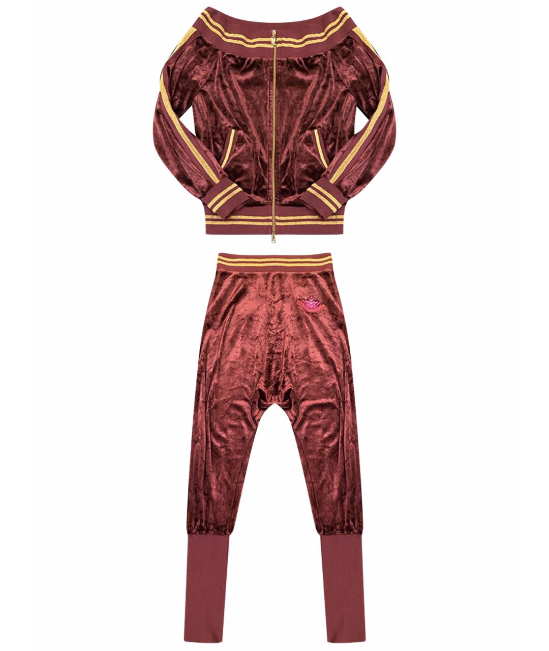 PINKO Бордовый велюровый спортивные костюмы, фото 1