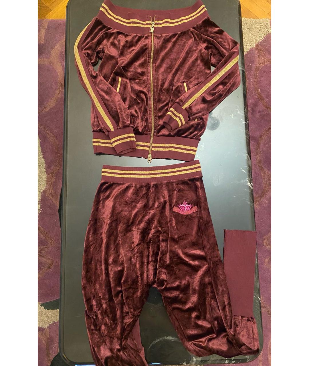 PINKO Бордовый велюровый спортивные костюмы, фото 6