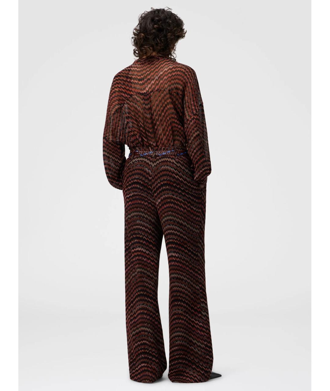MISSONI Мульти вискозные прямые брюки, фото 3