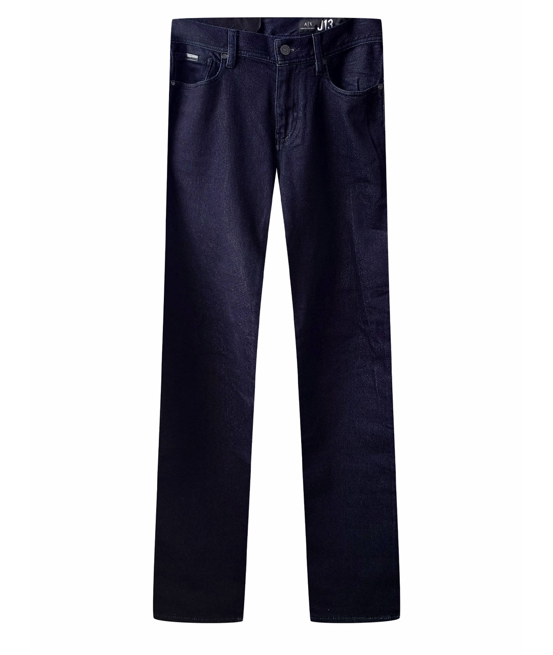 ARMANI EXCHANGE Темно-синие хлопко-эластановые джинсы, фото 1