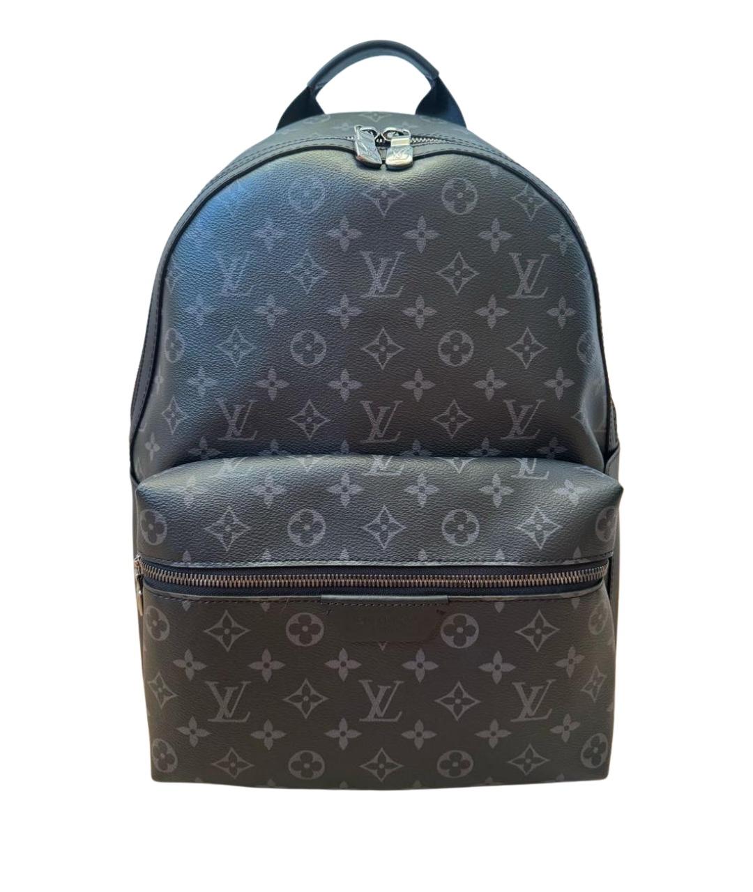 LOUIS VUITTON Черный рюкзак из канвы, фото 1