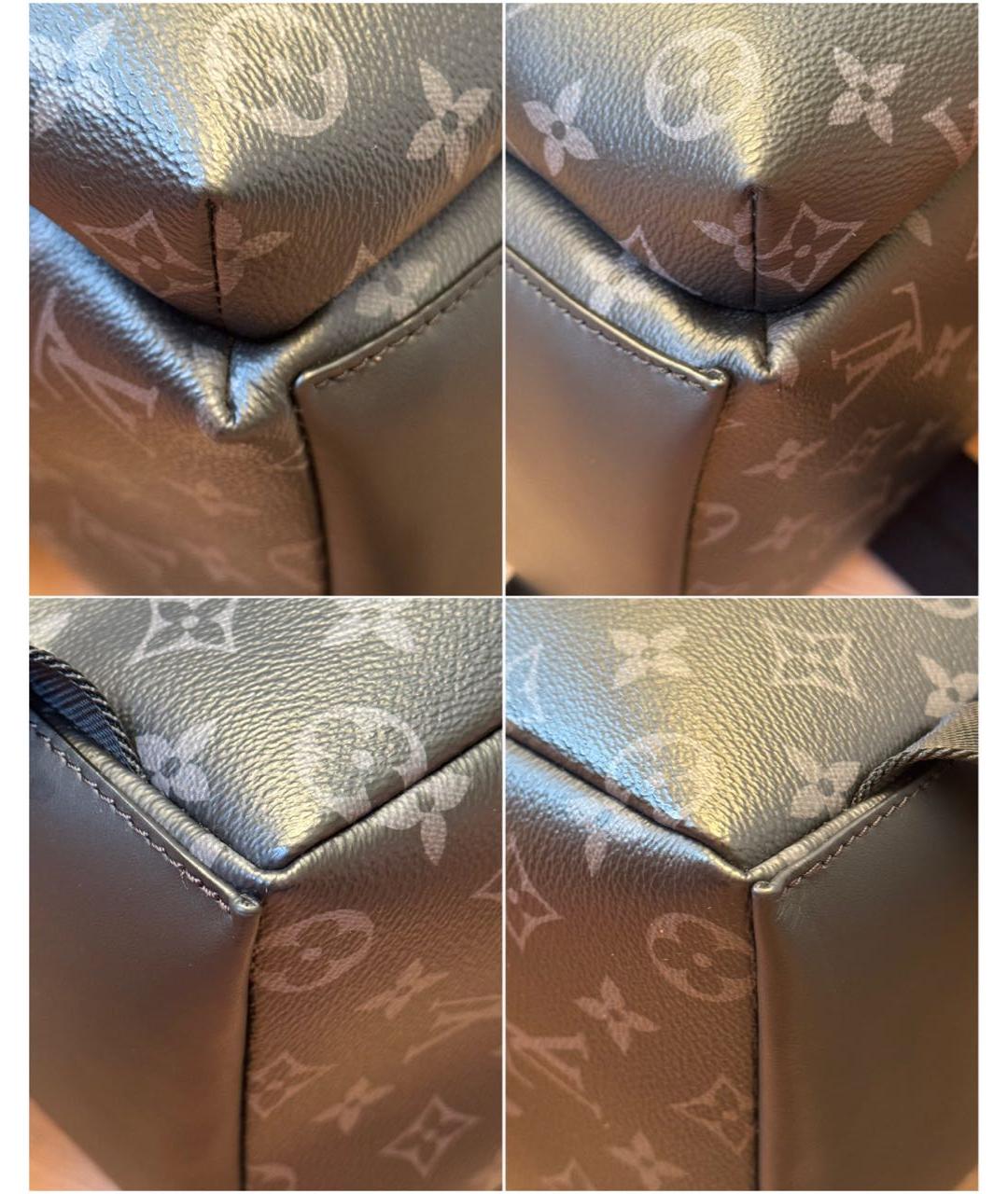 LOUIS VUITTON Черный рюкзак из канвы, фото 7