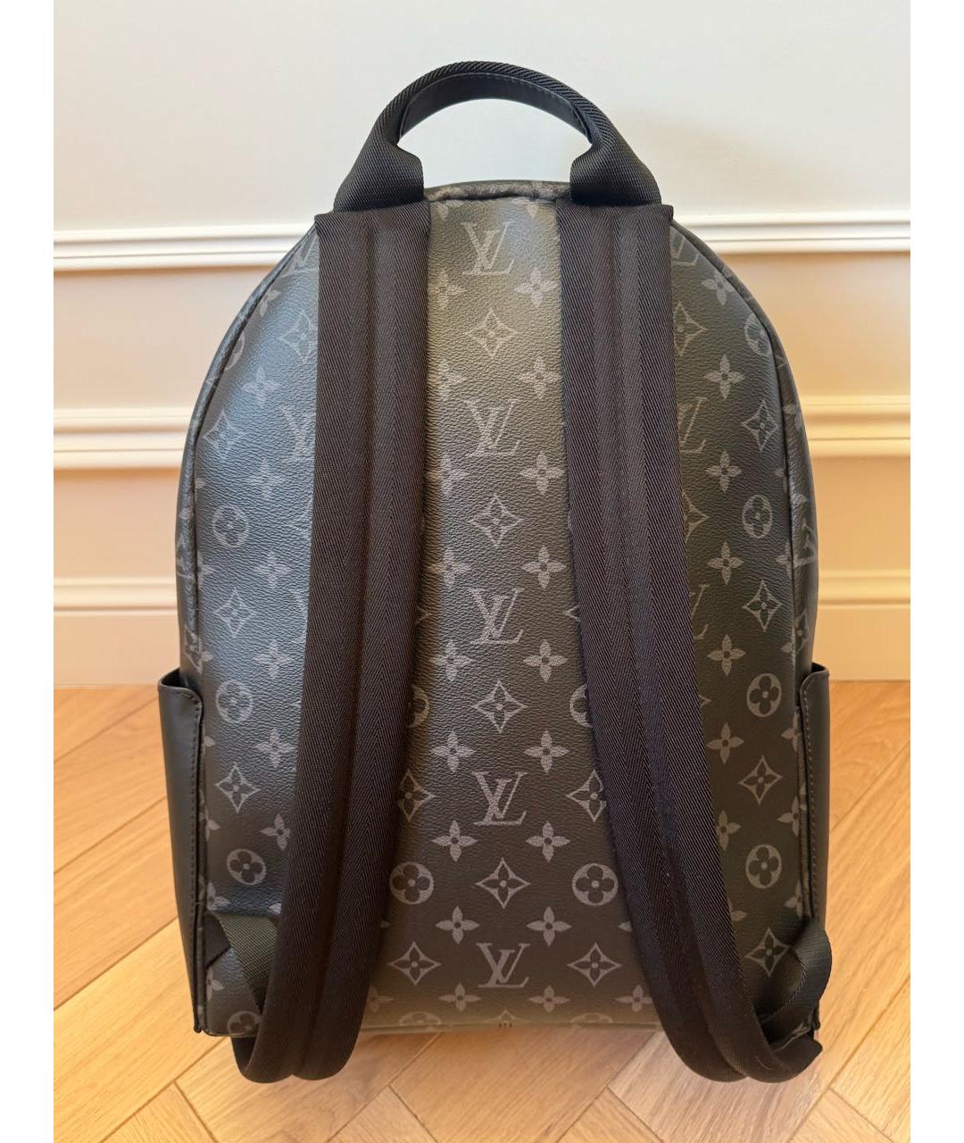 LOUIS VUITTON Черный рюкзак из канвы, фото 2