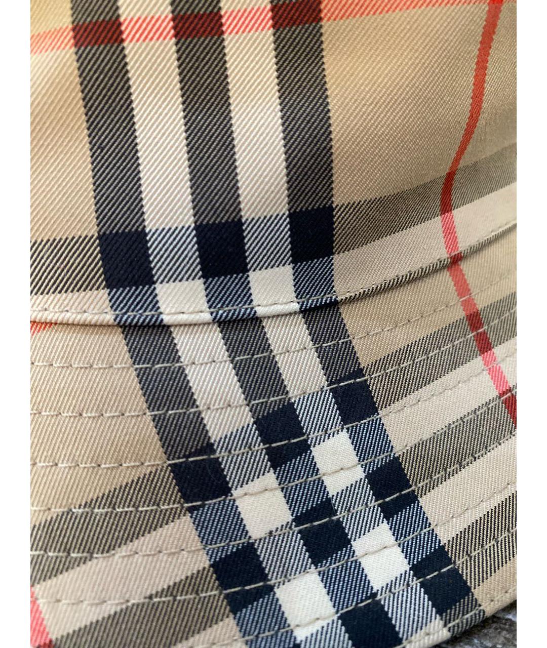 BURBERRY Коричневая хлопковая кепка/бейсболка, фото 4