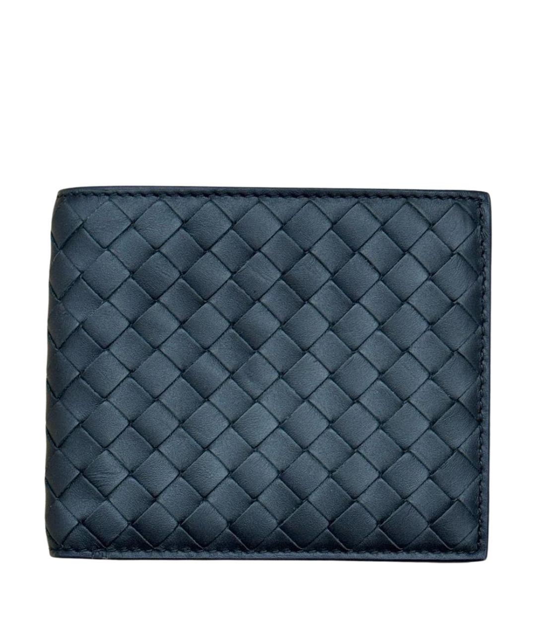 BOTTEGA VENETA Серый кожаный кошелек, фото 1