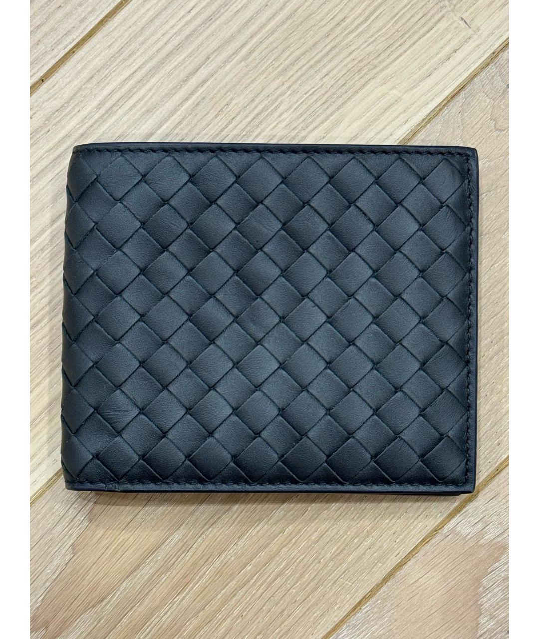 BOTTEGA VENETA Серый кожаный кошелек, фото 8