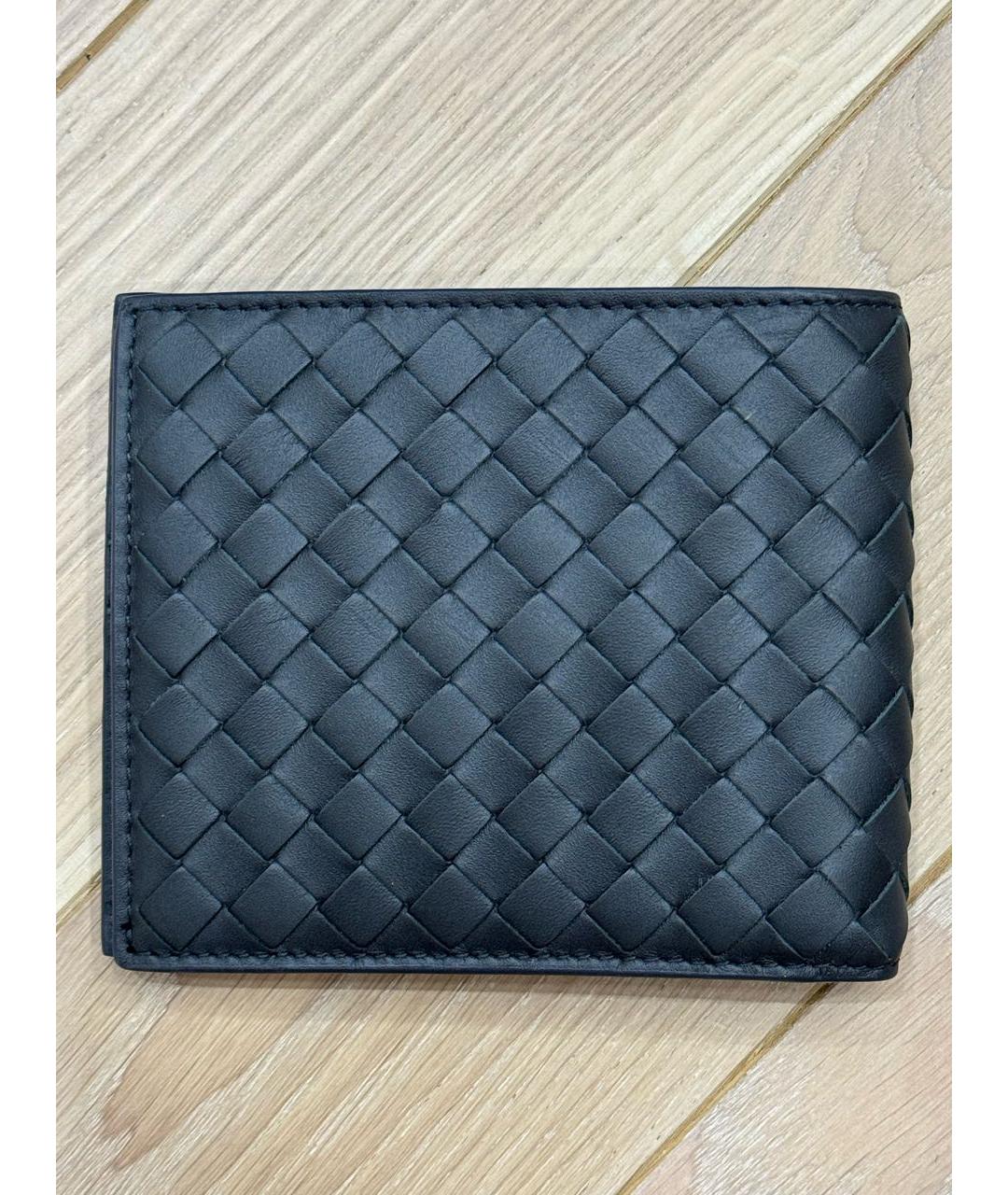 BOTTEGA VENETA Серый кожаный кошелек, фото 2