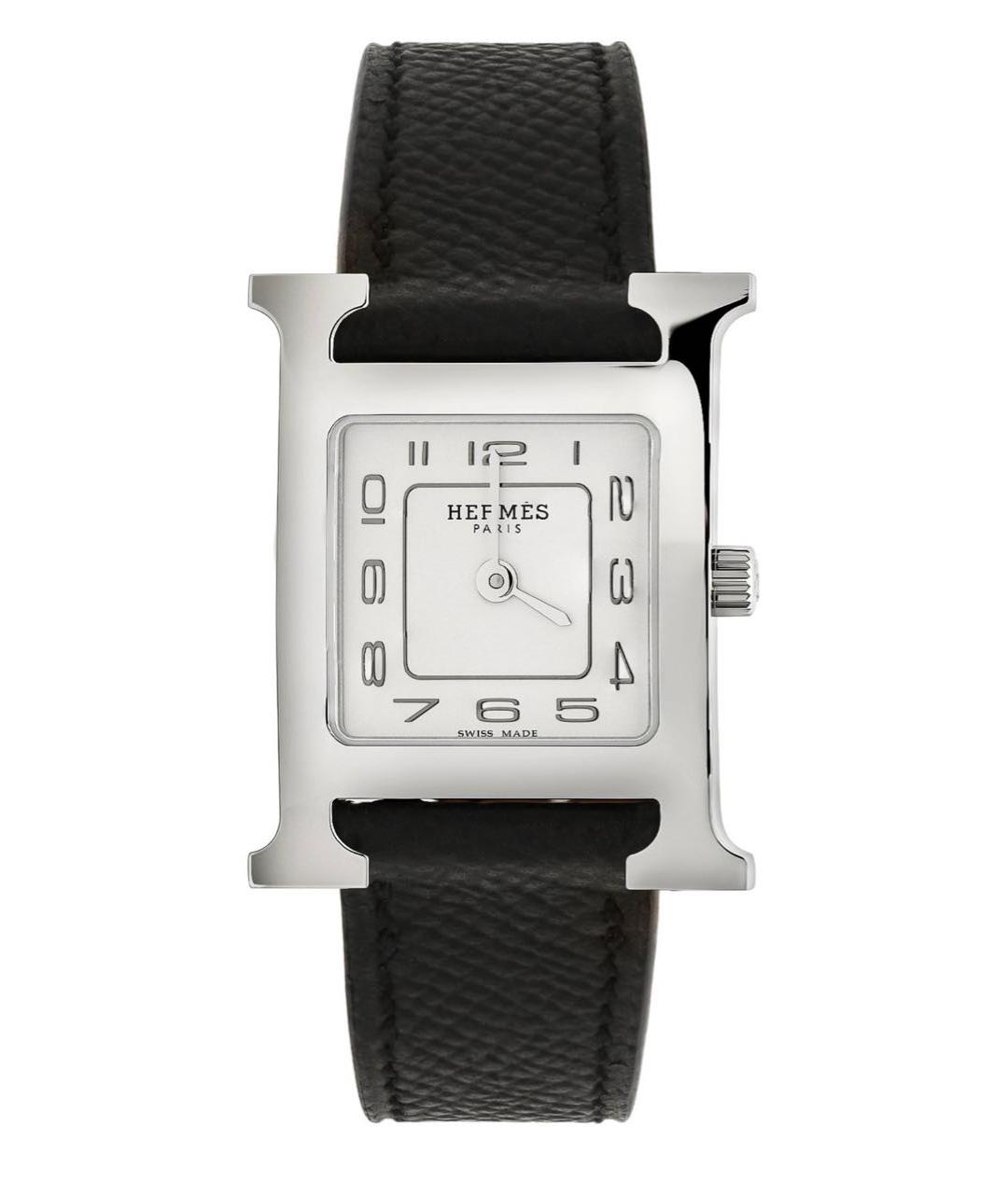 HERMES Черные часы, фото 2