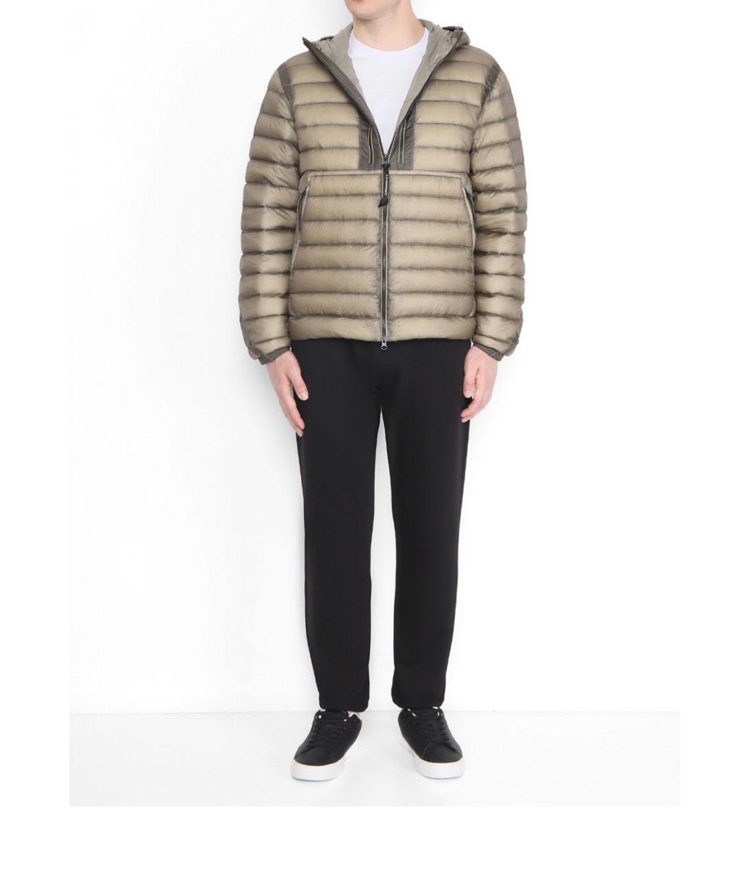 CP COMPANY Бежевая полиамидовая куртка, фото 2