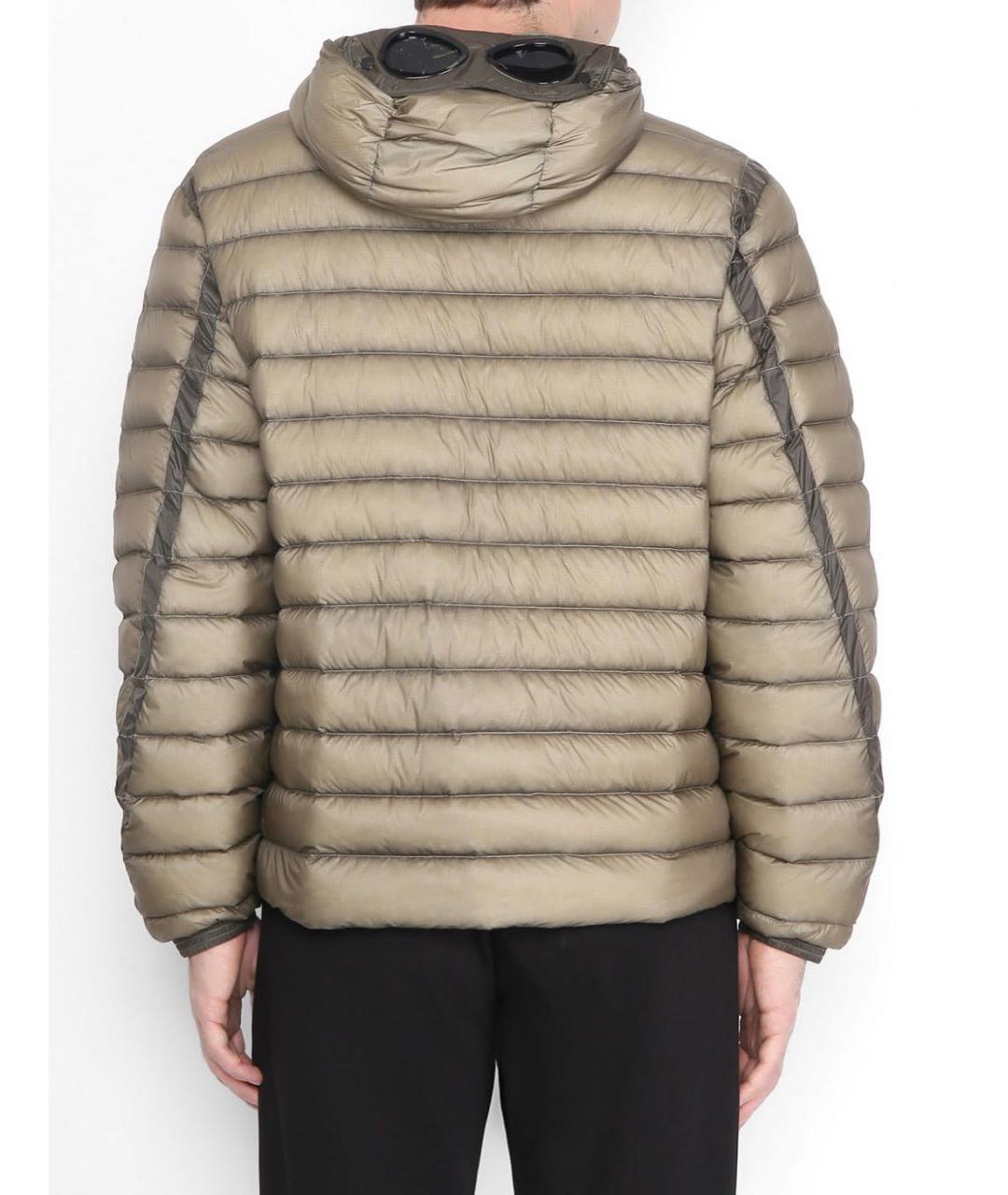 CP COMPANY Бежевая полиамидовая куртка, фото 4