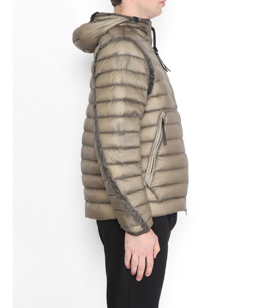 CP COMPANY Бежевая полиамидовая куртка, фото 5