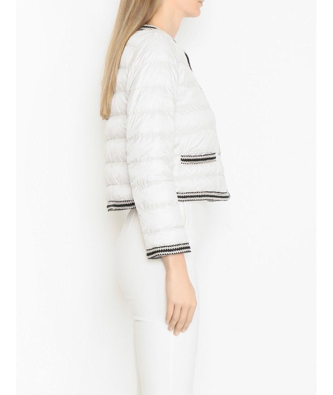 MAX MARA Белая полиэстеровая куртка, фото 4