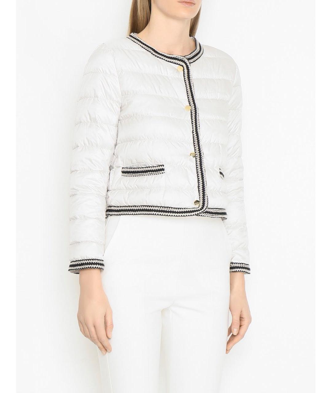 MAX MARA Белая полиэстеровая куртка, фото 3