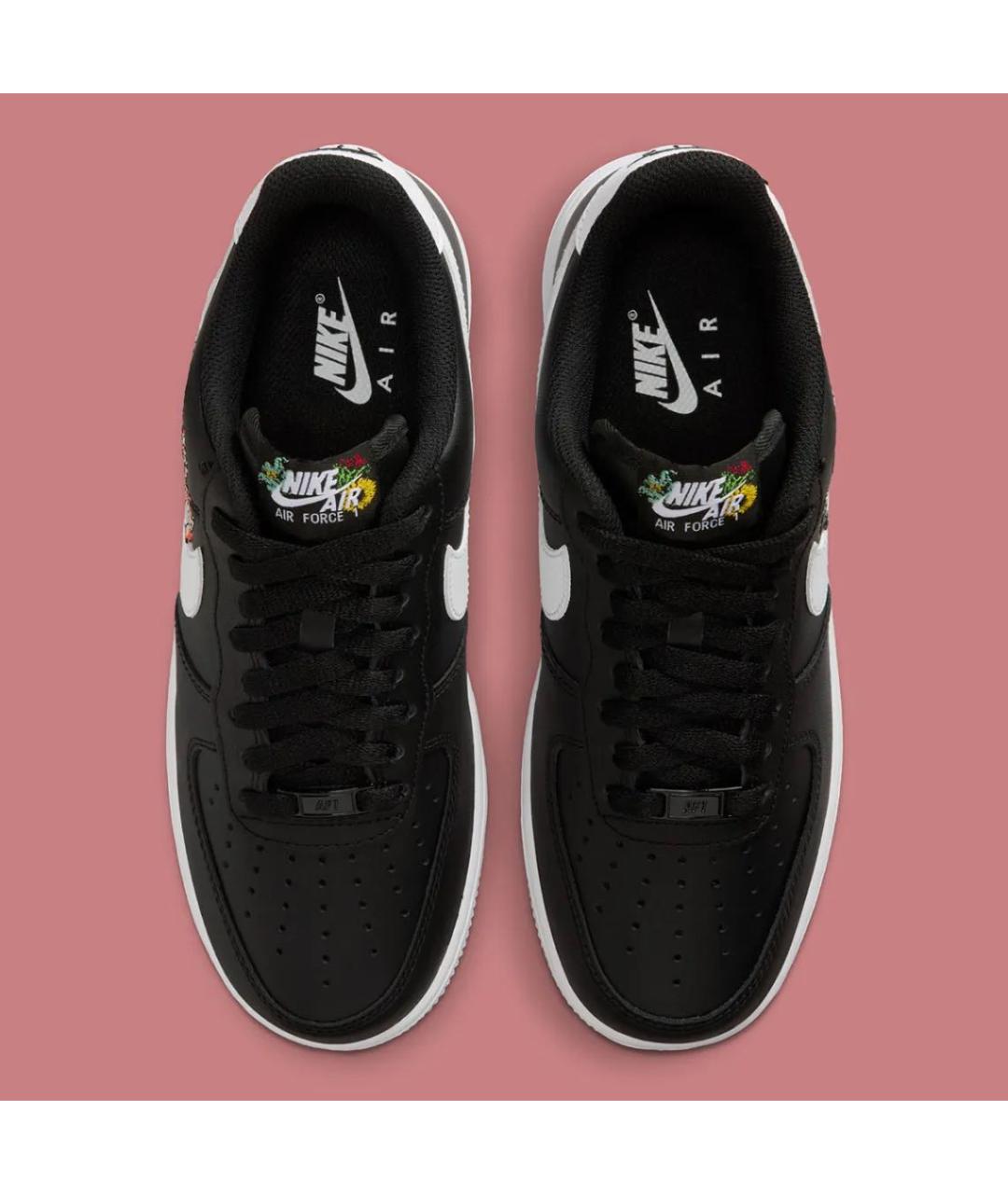 NIKE Черные кожаные кеды, фото 3