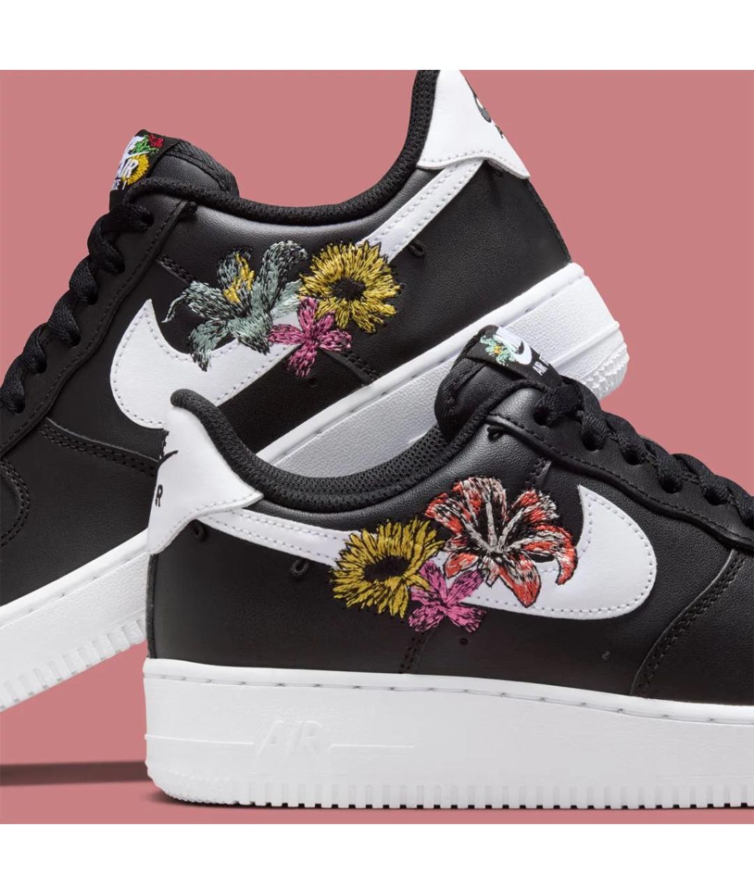 NIKE Черные кожаные кеды, фото 7