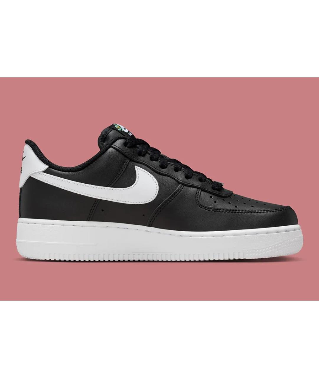 NIKE Черные кожаные кеды, фото 5