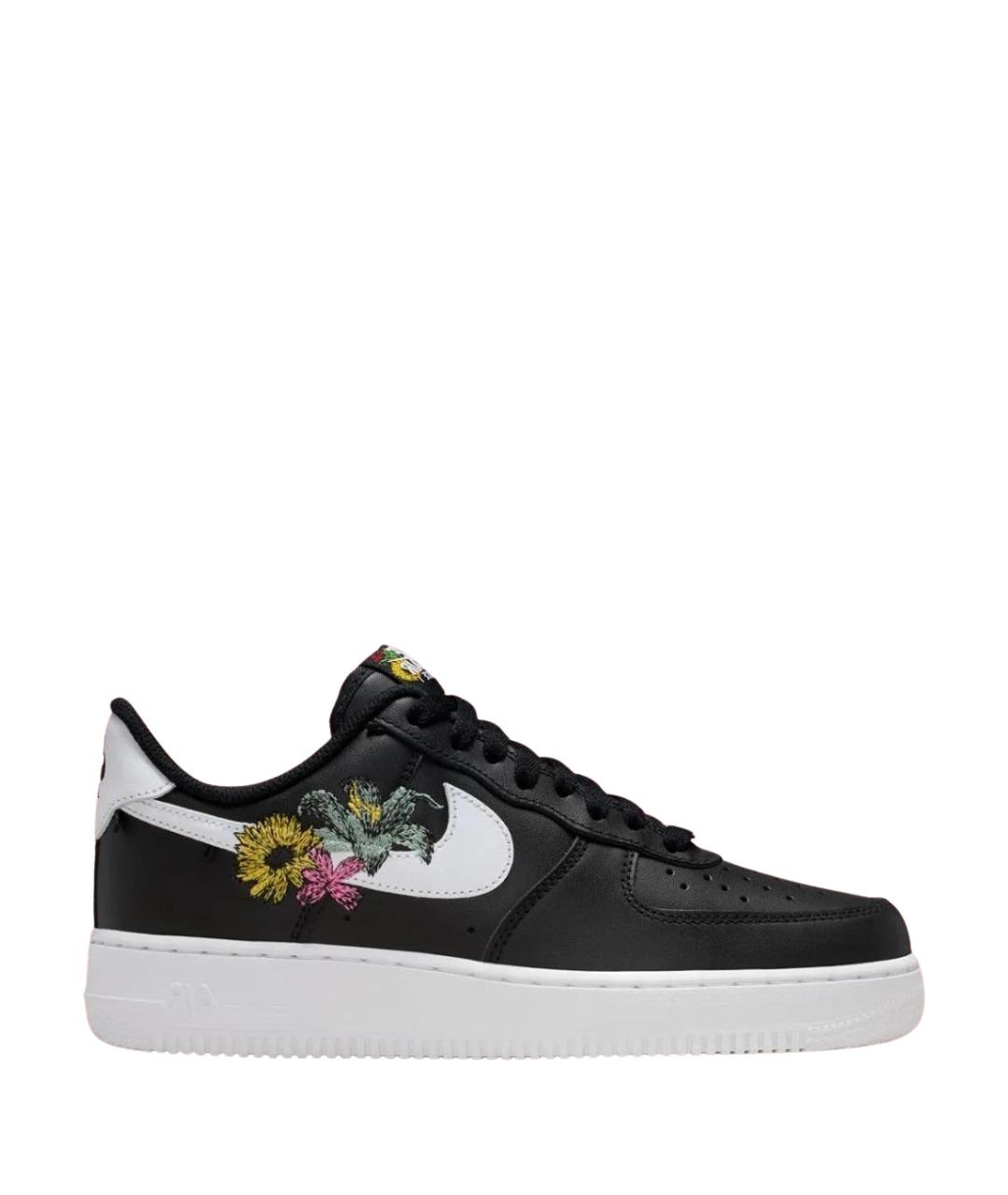 NIKE Черные кожаные кеды, фото 1