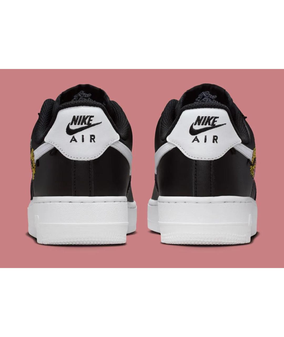 NIKE Черные кожаные кеды, фото 4