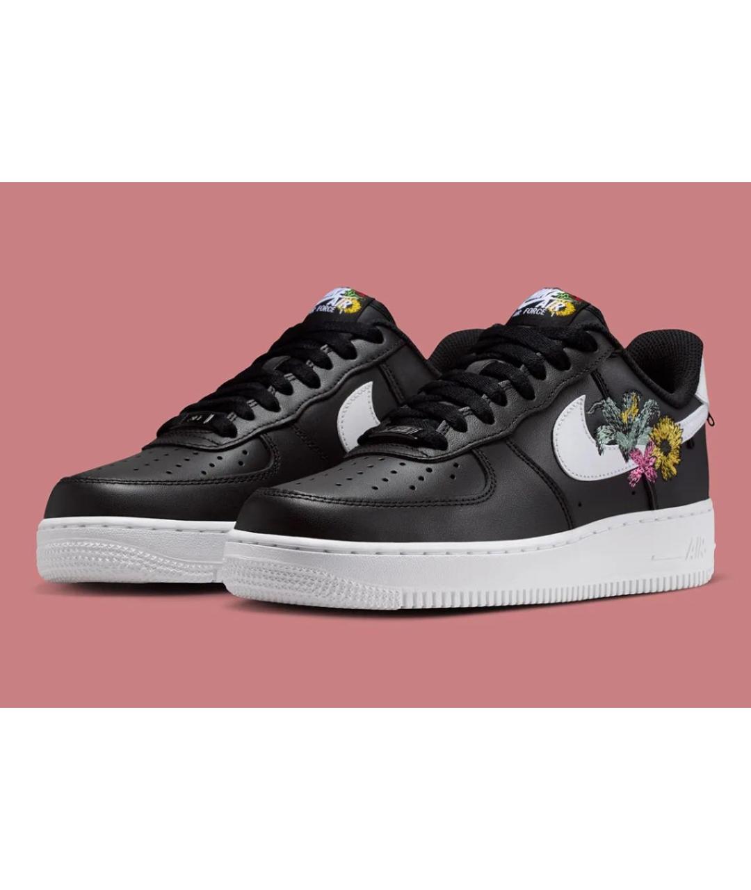 NIKE Черные кожаные кеды, фото 2
