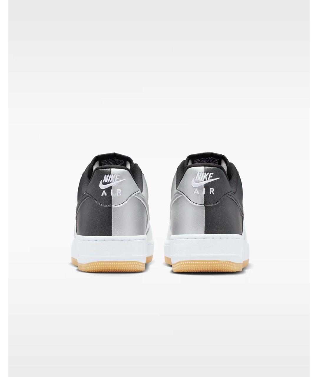 NIKE Белые кожаные низкие кроссовки / кеды, фото 4