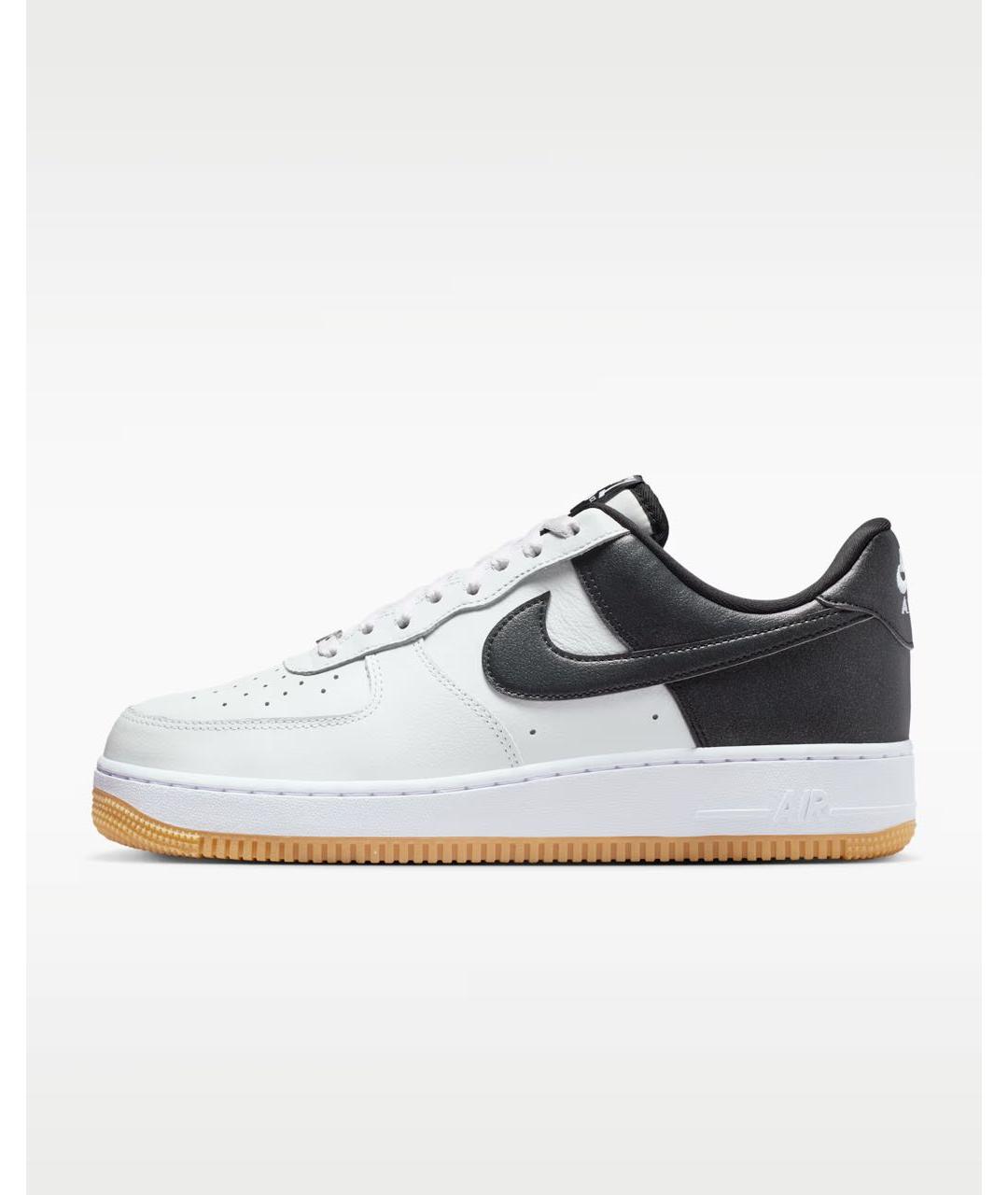 NIKE Белые кожаные низкие кроссовки / кеды, фото 9