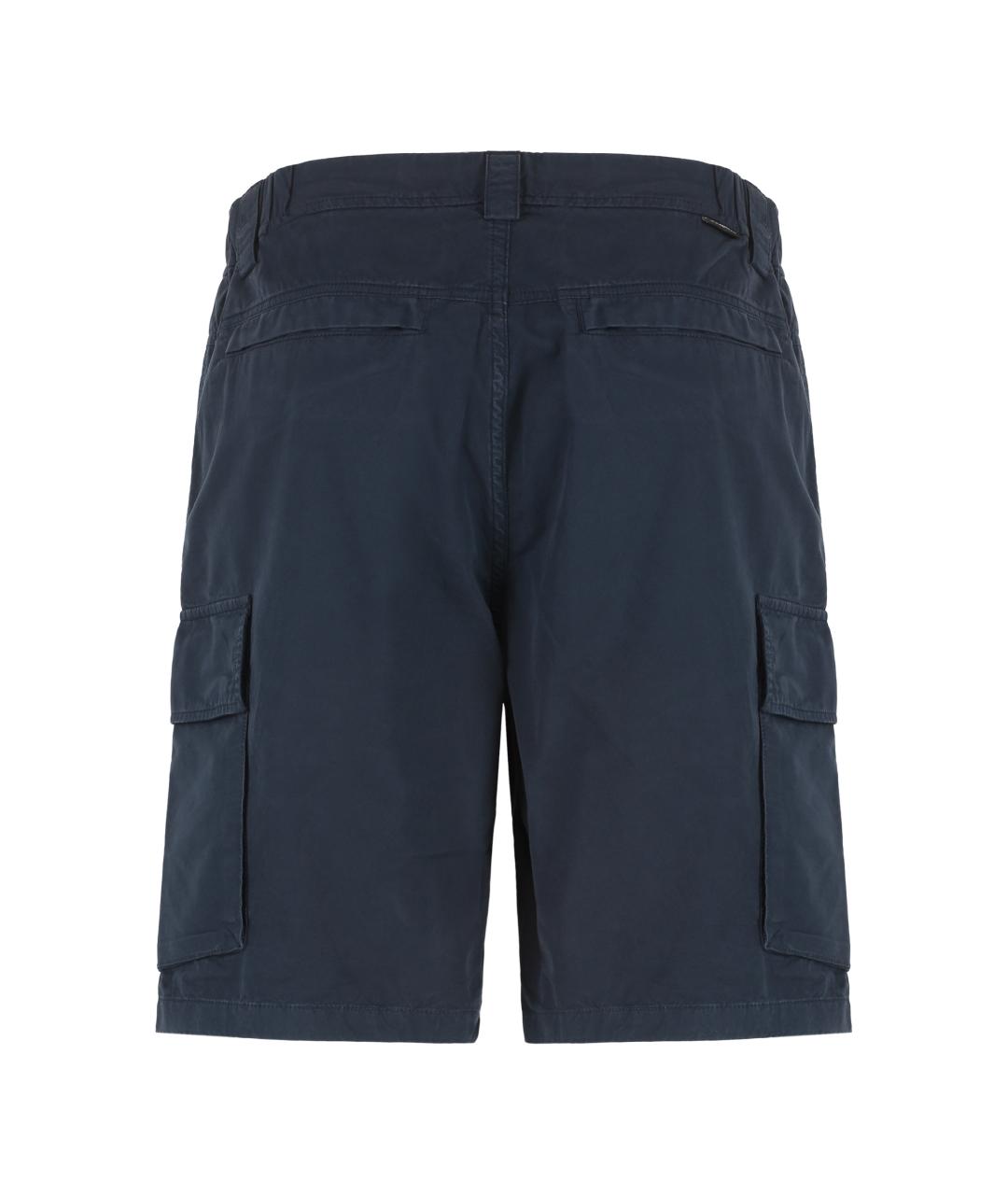 WOOLRICH Синие хлопковые шорты, фото 2