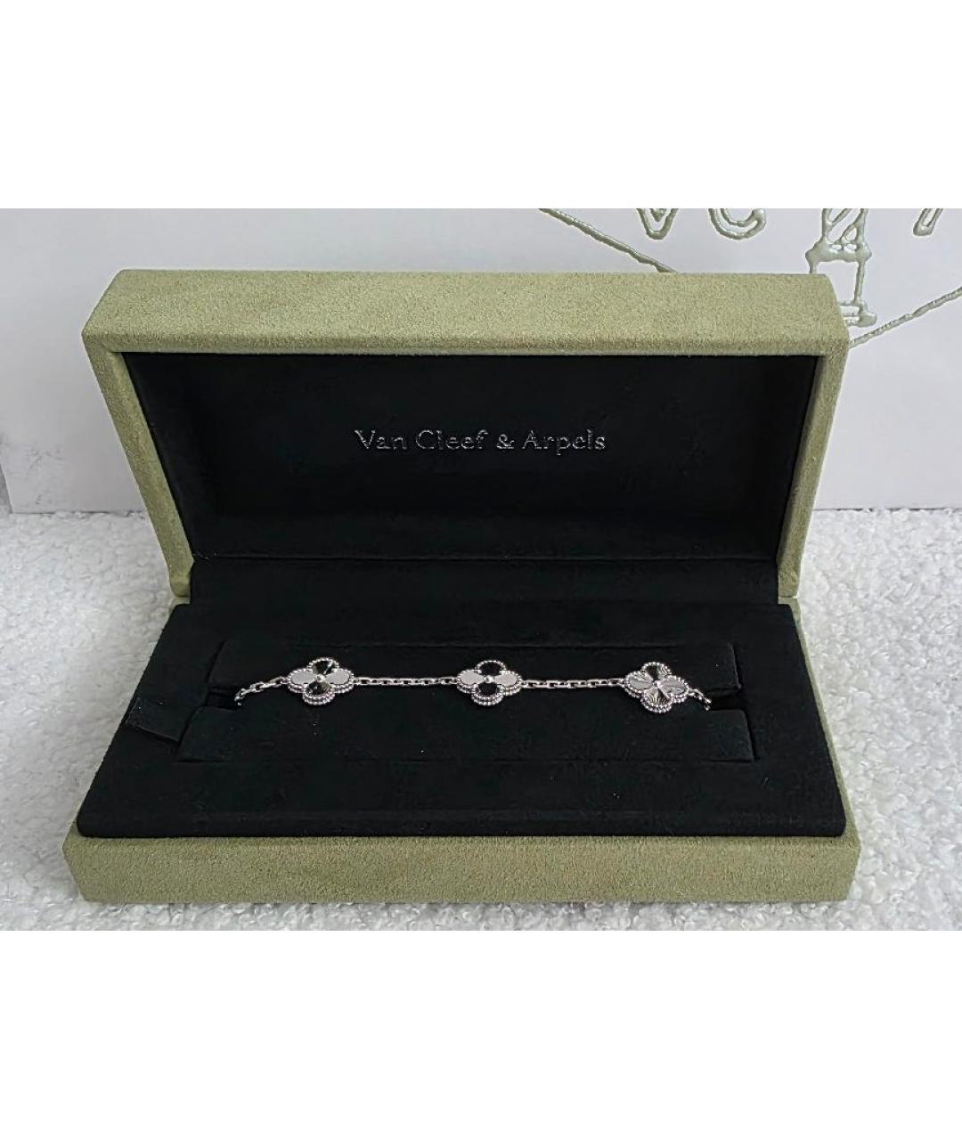 VAN CLEEF & ARPELS Серебряный браслет из белого золота, фото 2