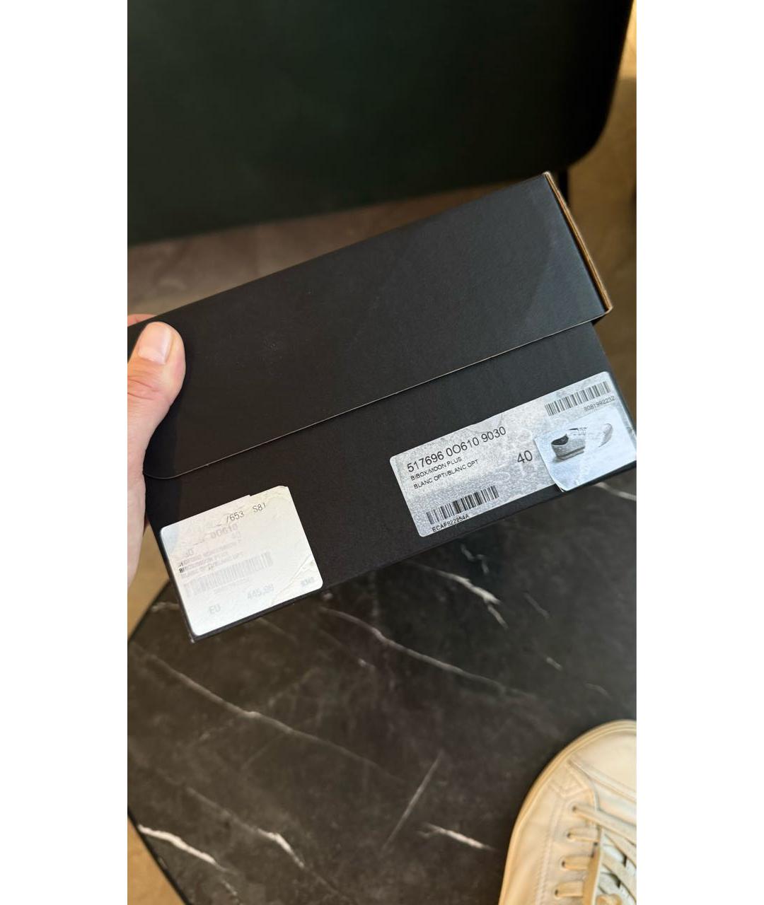 SAINT LAURENT Белые кожаные кеды, фото 6