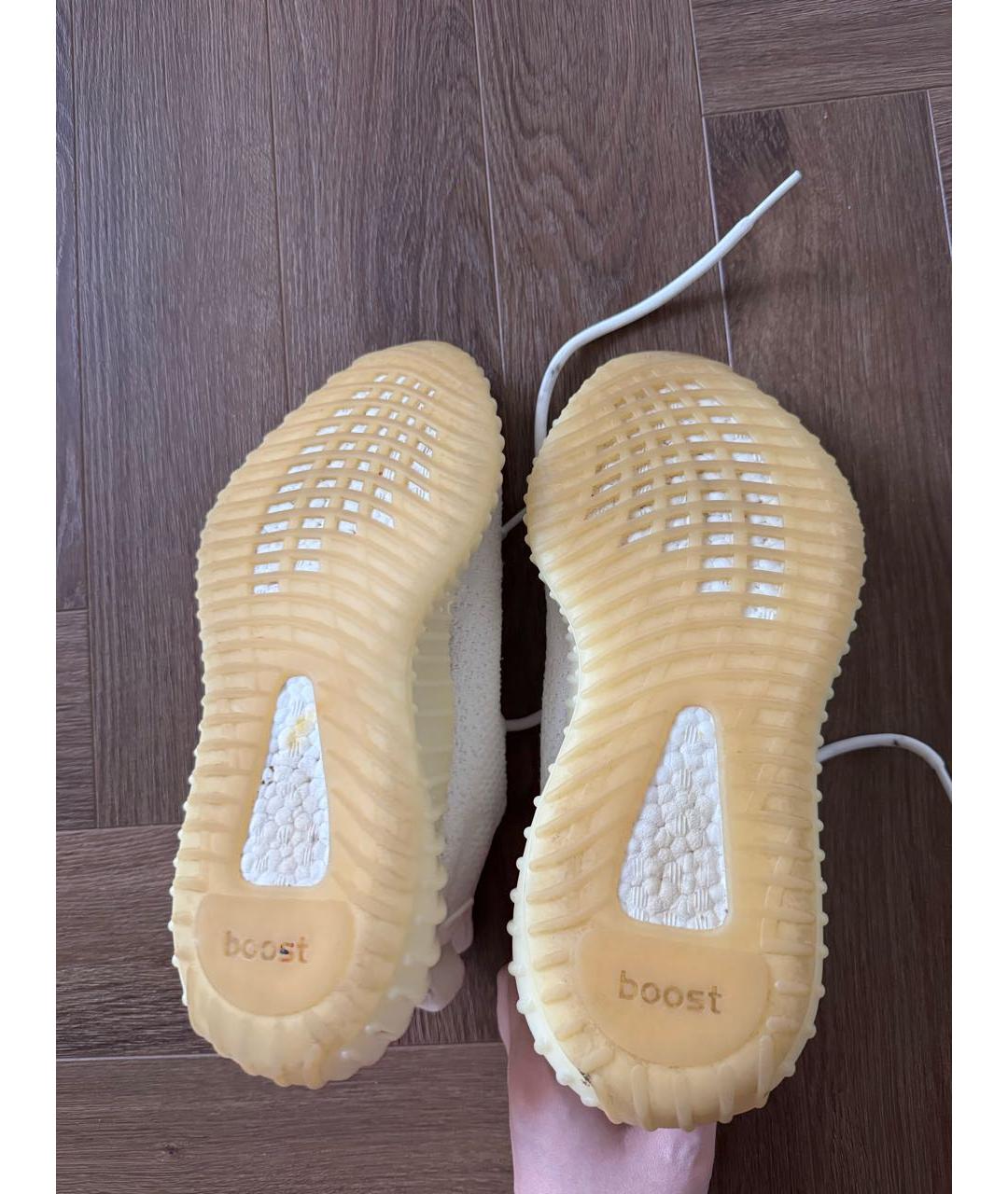 ADIDAS YEEZY Бежевые кроссовки, фото 4