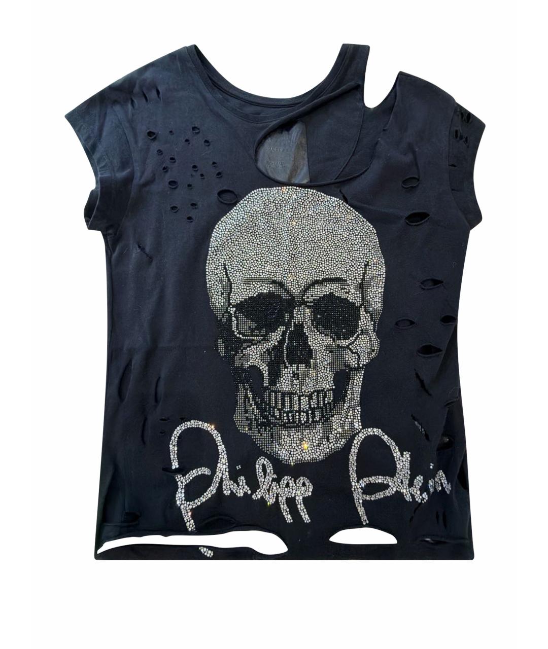 PHILIPP PLEIN Черная футболка, фото 1