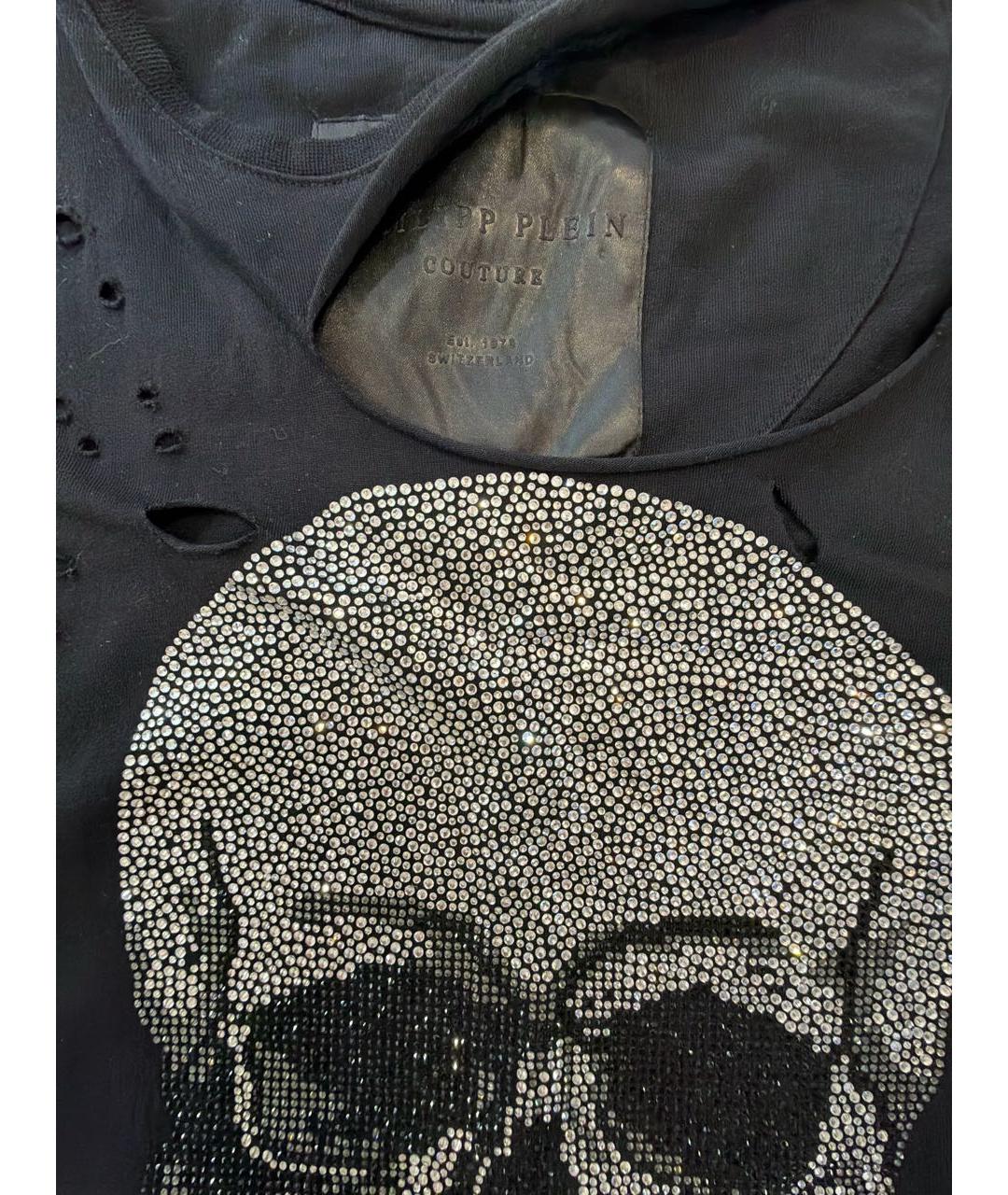 PHILIPP PLEIN Черная футболка, фото 4