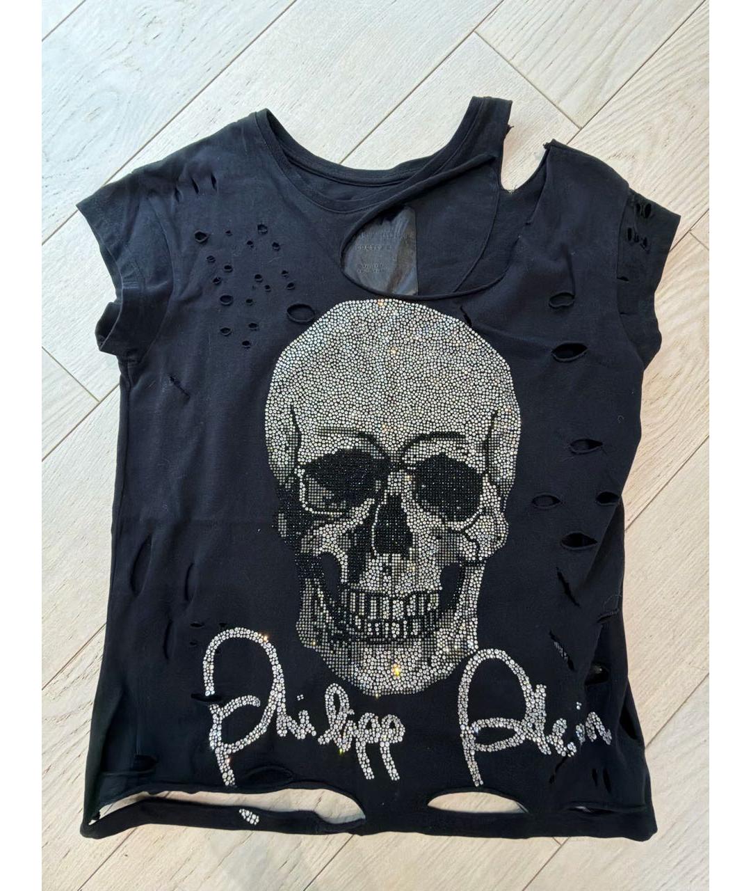 PHILIPP PLEIN Черная футболка, фото 5