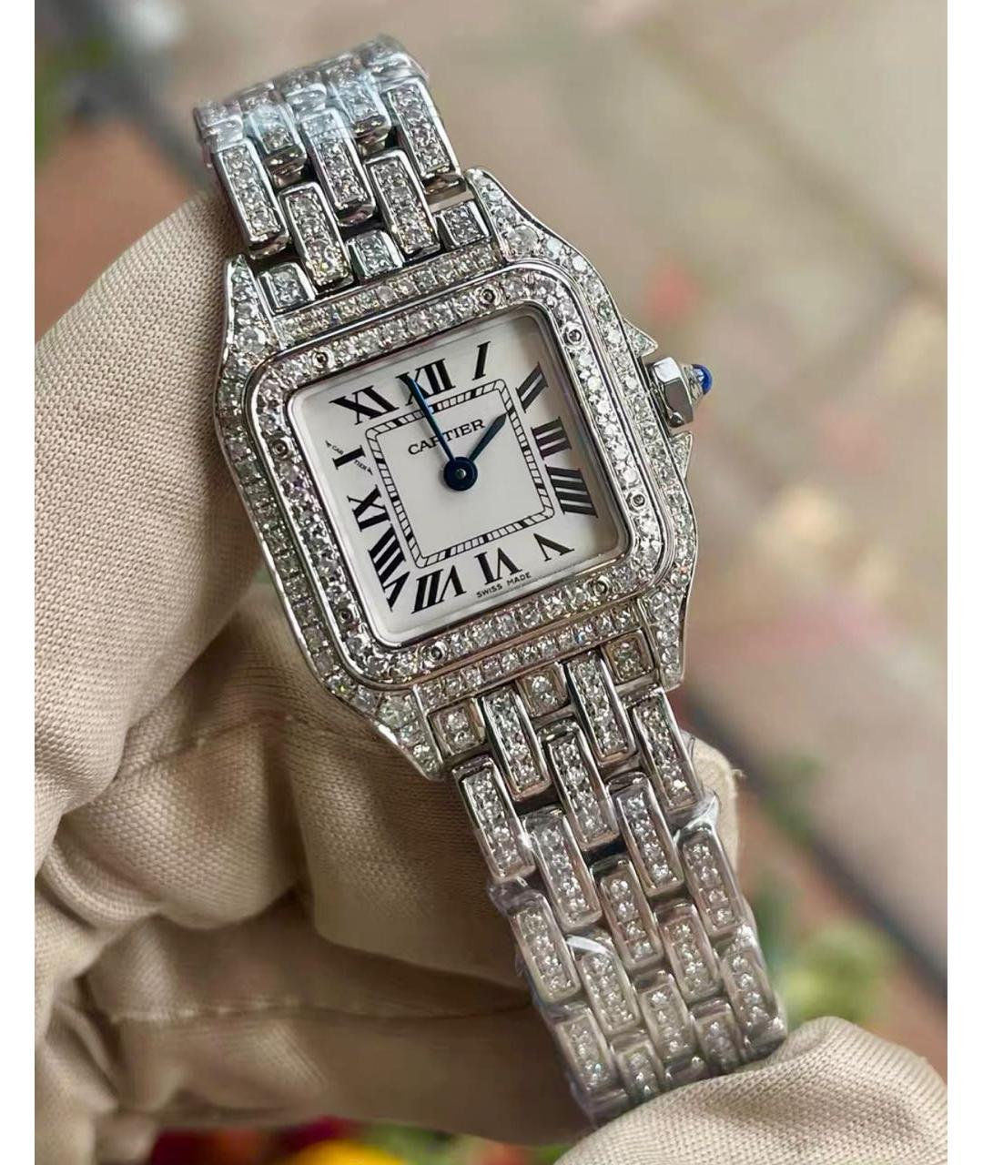 CARTIER Серебряные металлические часы, фото 5