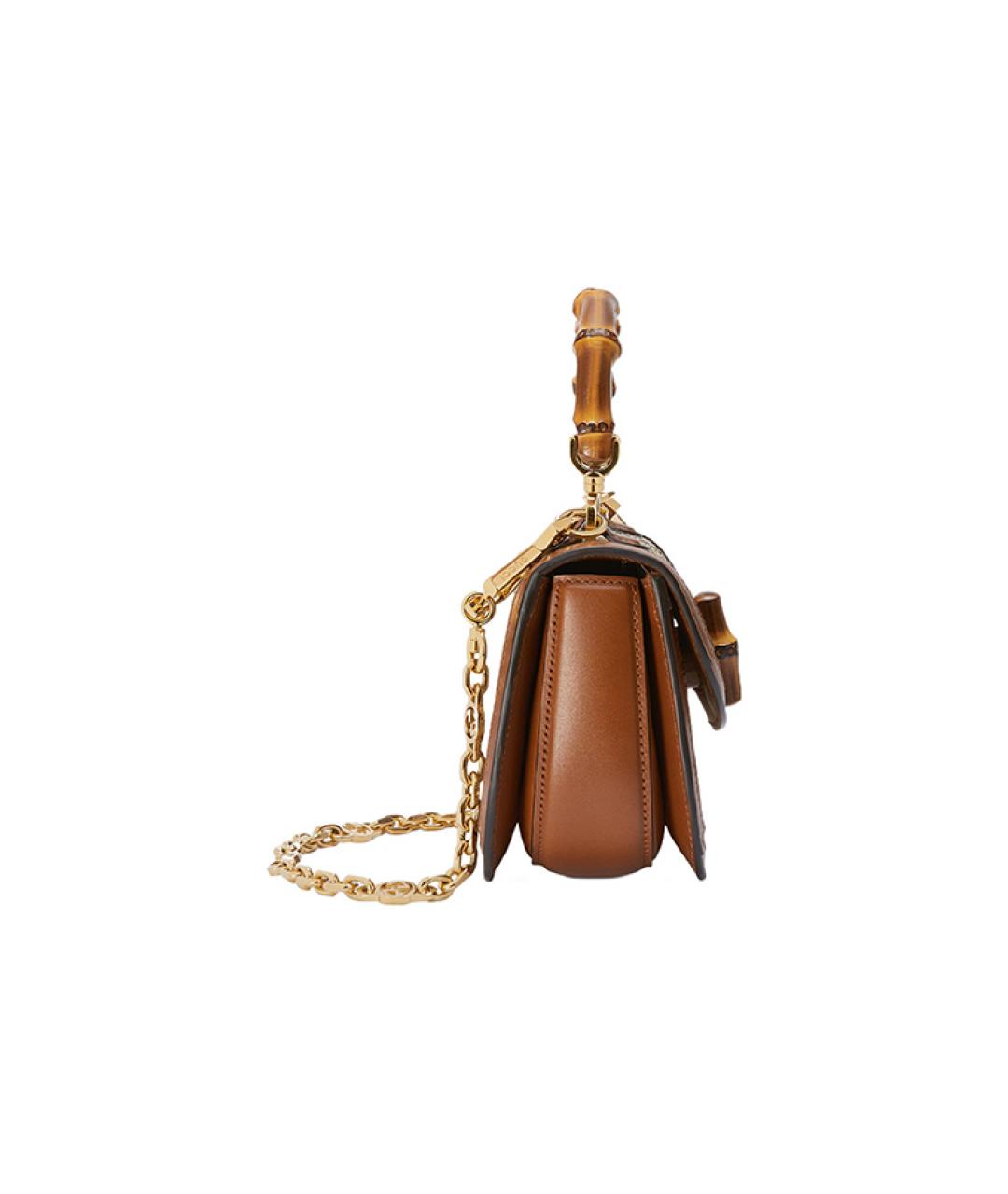GUCCI Бежевая жаккардовая сумка через плечо, фото 3