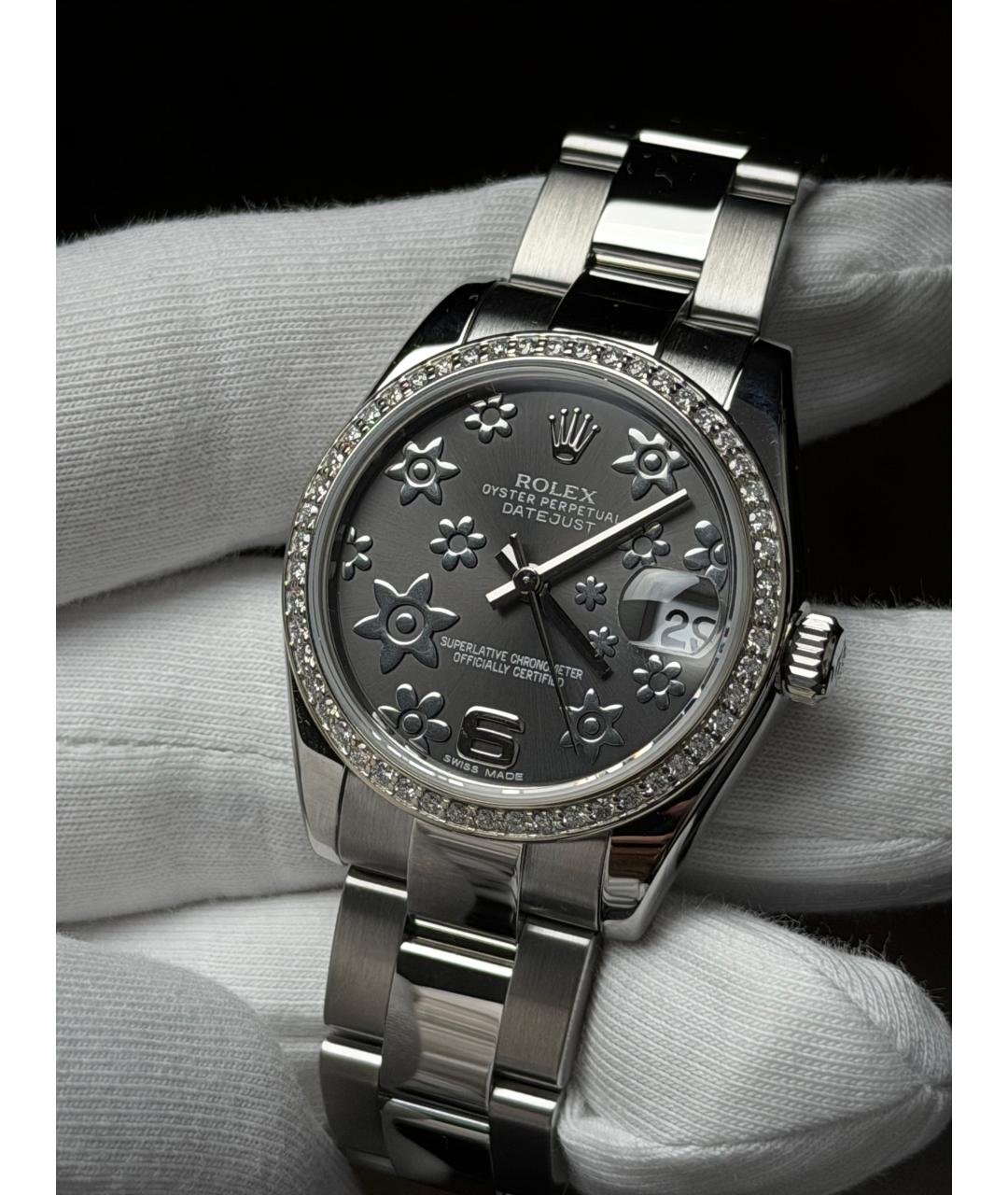 ROLEX Серые часы, фото 3