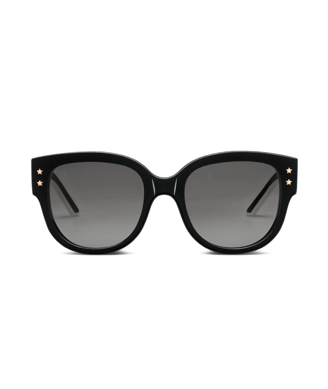 CHRISTIAN DIOR Черные пластиковые солнцезащитные очки, фото 2