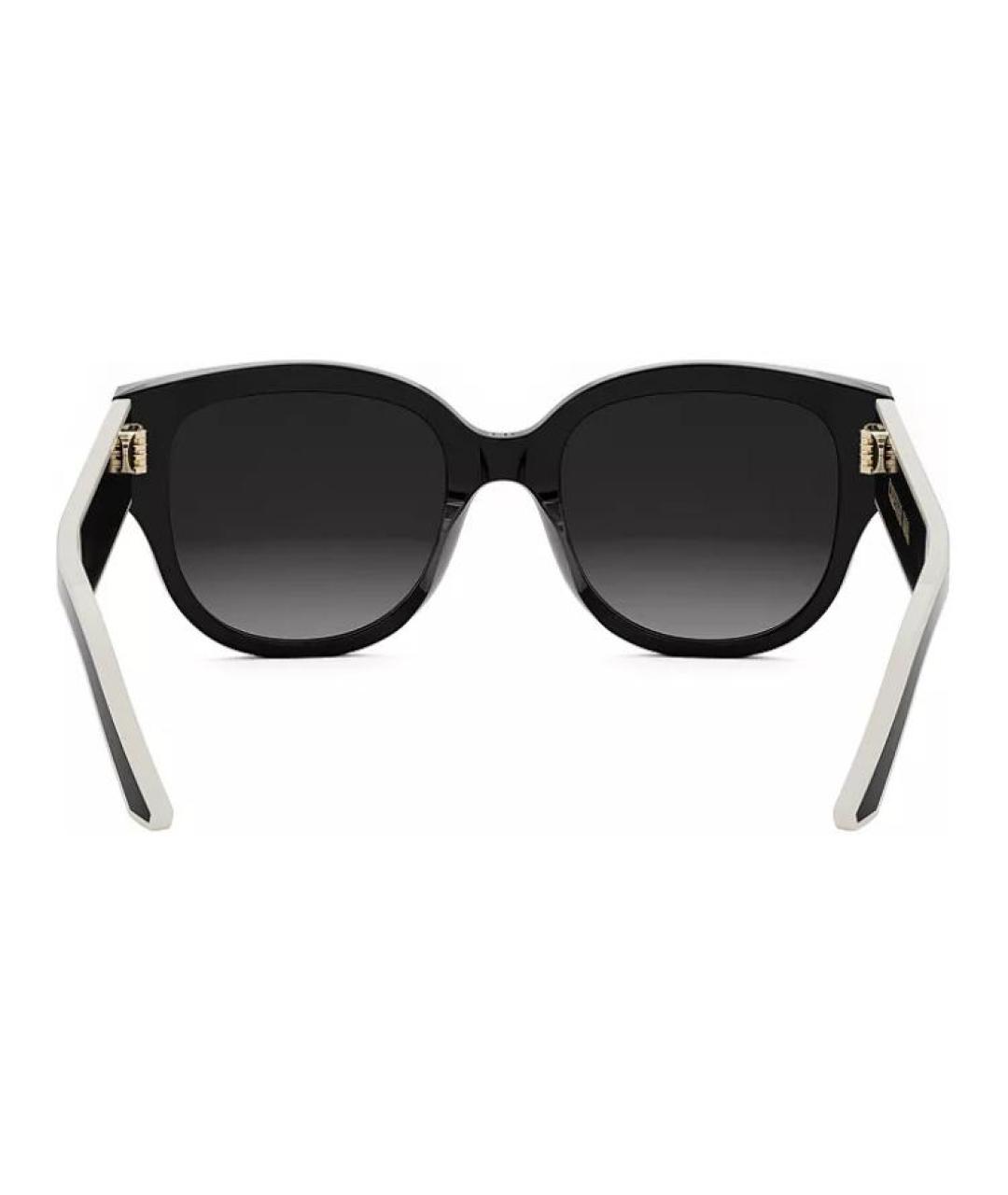 CHRISTIAN DIOR Черные пластиковые солнцезащитные очки, фото 4