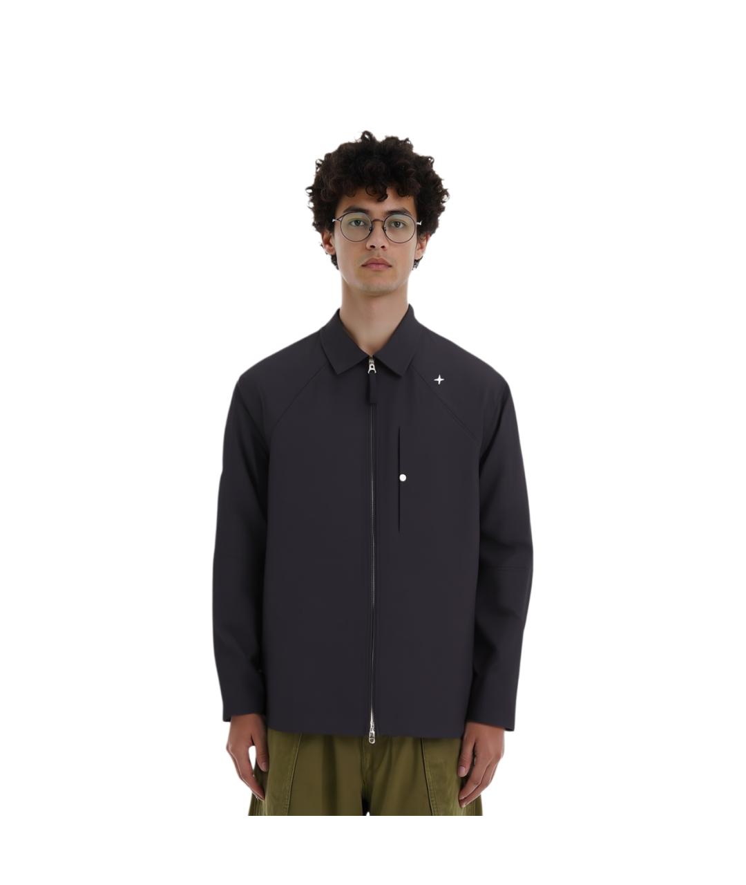 STONE ISLAND Черная полиамидовая куртка, фото 3