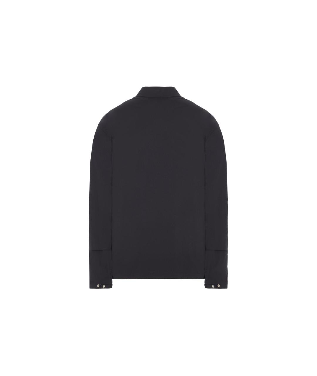 STONE ISLAND Черная полиамидовая куртка, фото 2