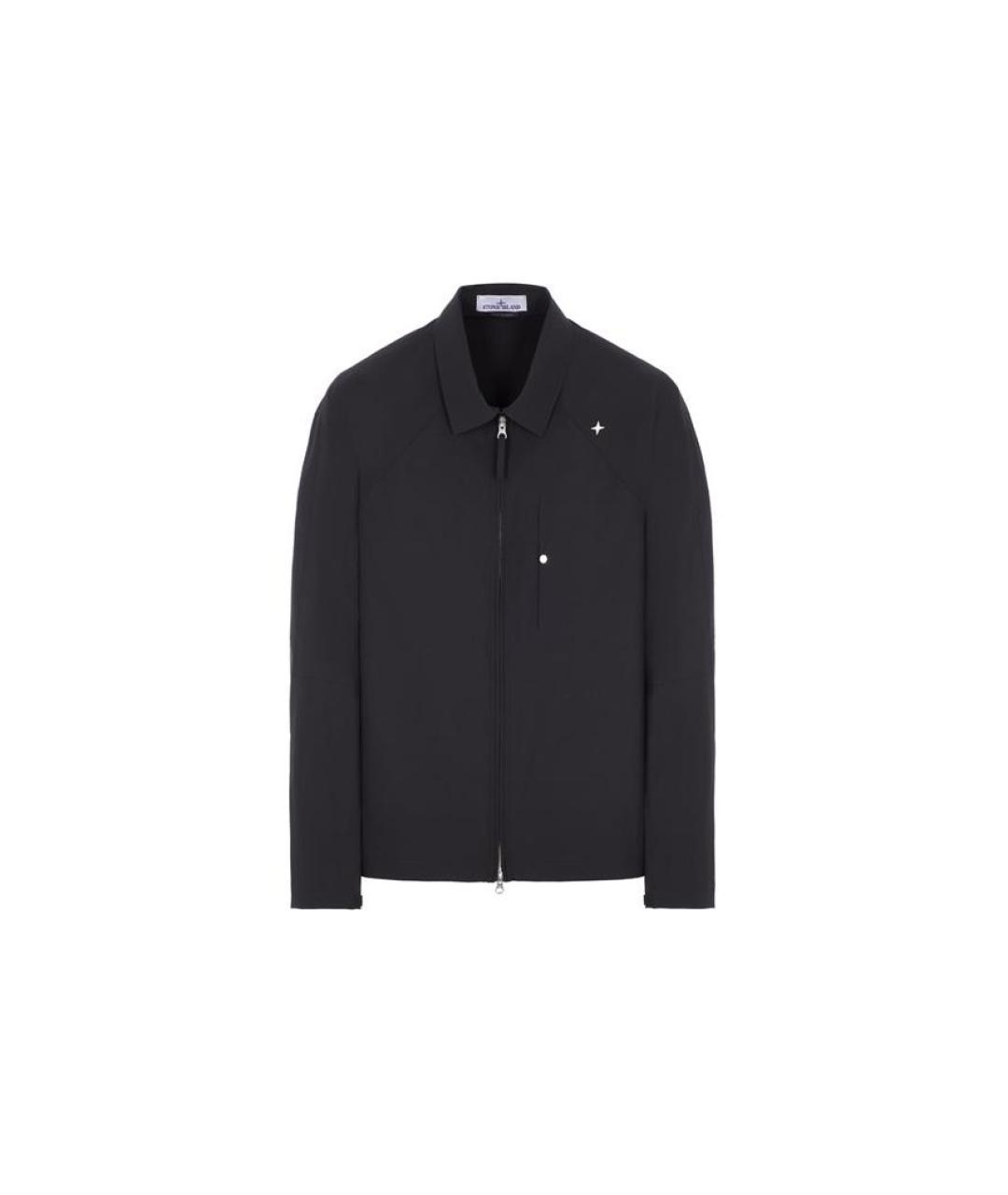 STONE ISLAND Черная полиамидовая куртка, фото 6