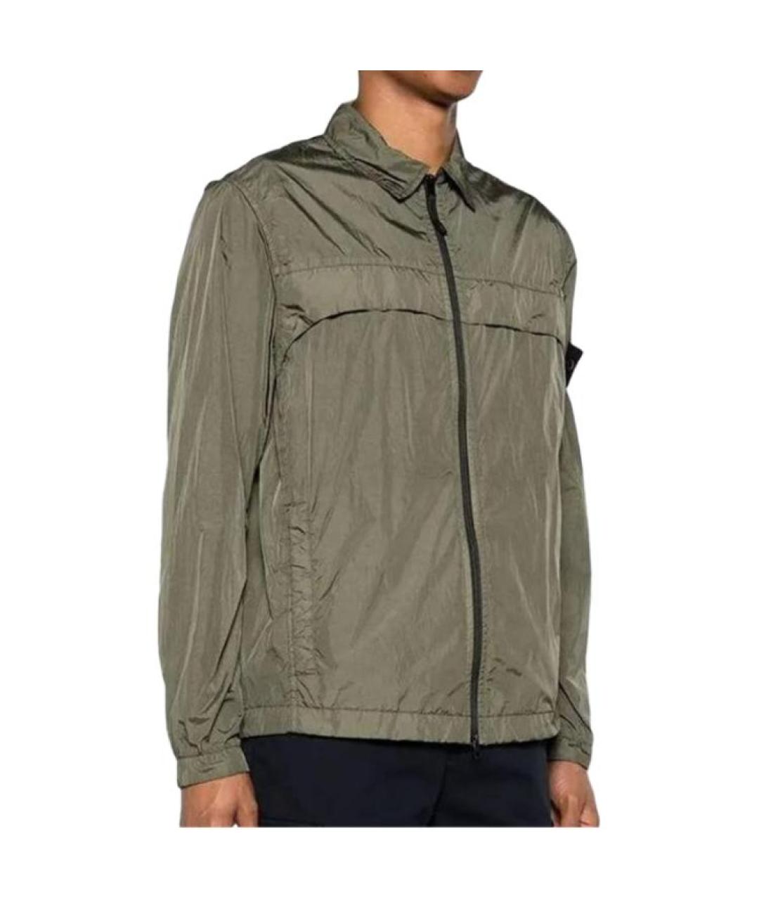 STONE ISLAND Зеленая куртка, фото 3