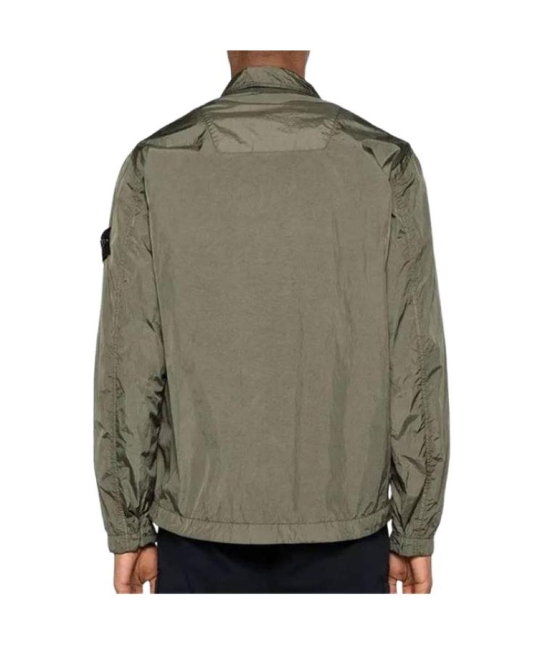 STONE ISLAND Зеленая куртка, фото 4