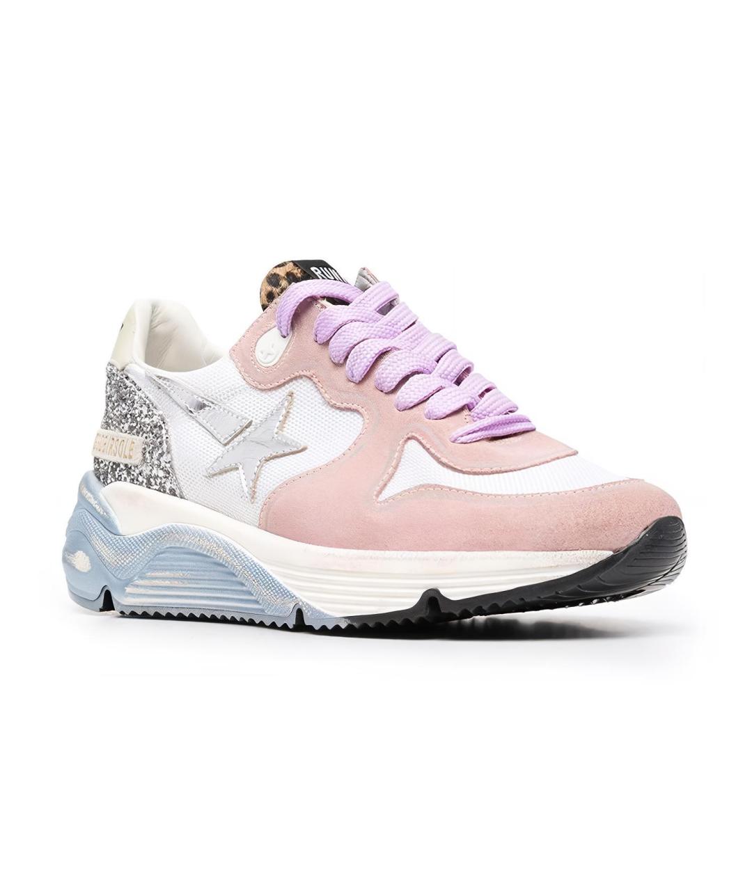 GOLDEN GOOSE Розовые кроссовки, фото 3