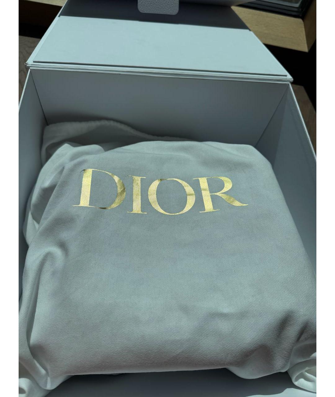 CHRISTIAN DIOR Бордовая кожаная сумка с короткими ручками, фото 6
