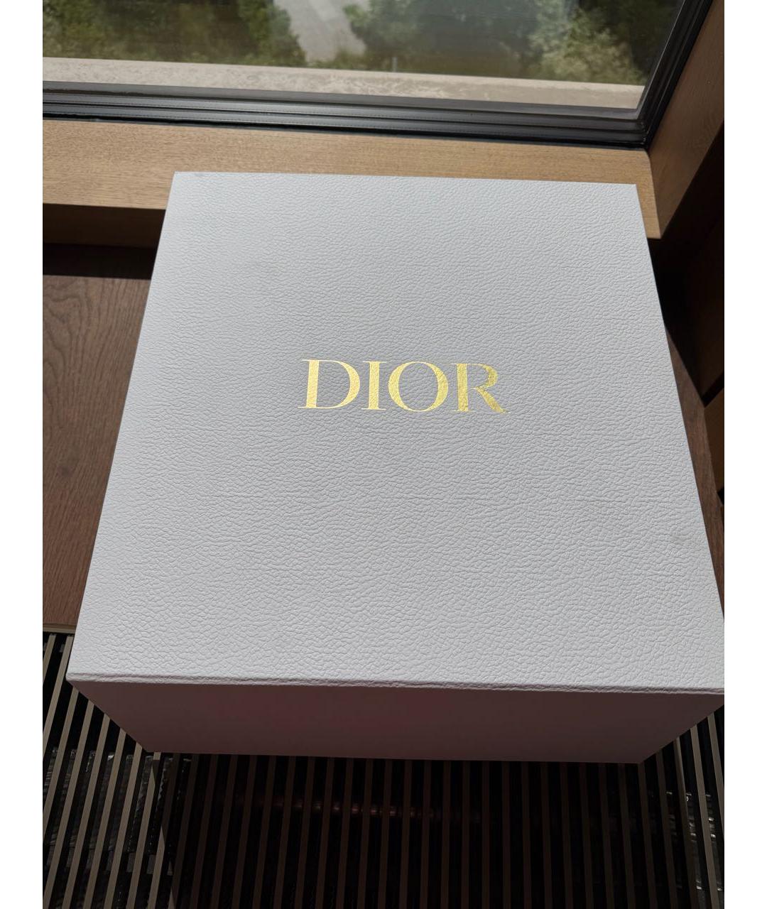 CHRISTIAN DIOR Бордовая кожаная сумка с короткими ручками, фото 5